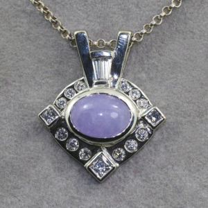 Lavender Jade Necklace