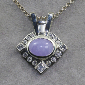 Lavender Jade Necklace
