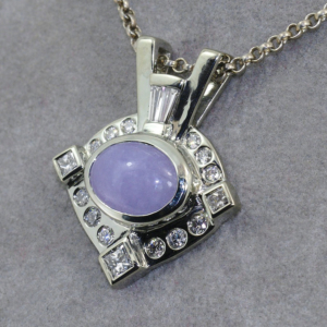 Lavender Jade Necklace