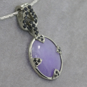 Lavender Jade Necklace